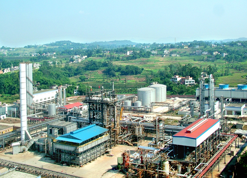 瀘天化40萬(wàn)噸／年甲醇、10萬(wàn)噸／年二甲醚建設(shè)工程(圖1)